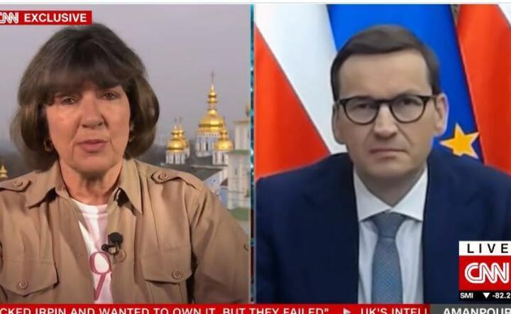 Rozmowa z Mateuszem Morawieckim w CNN / autor: Twitter