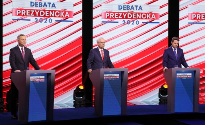 Debata Prezydencka TVP / autor: PAP