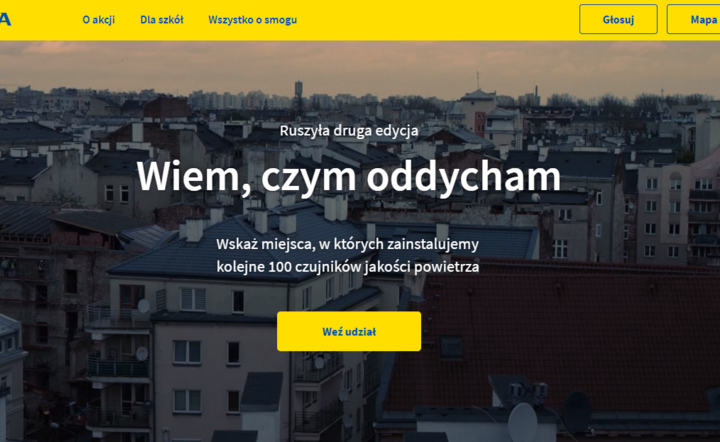 kampania Wiem czym oddycham / autor: Fratria