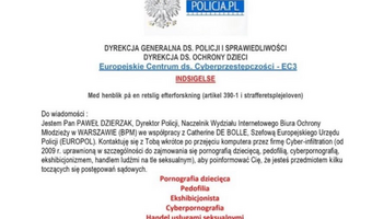 Phishing: oszustwo na policjanta