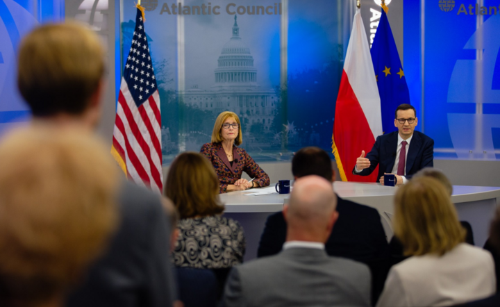 Premier spotkał się w Waszyngtonie z przedstawicielami amerykańskiego think-tanku Atlantic Council / autor: Twitter/Kancelaria Premiera