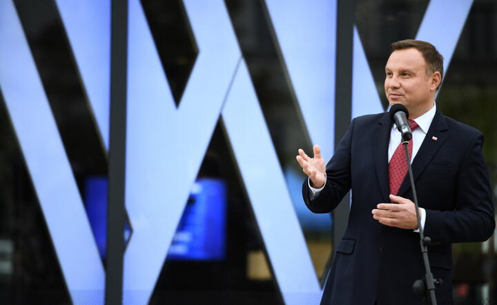 Prezydent Andrzej Duda, otwarcie wystawy Polskie Wystawy Gospodarczej / autor: PAP/Jacek Turczyk