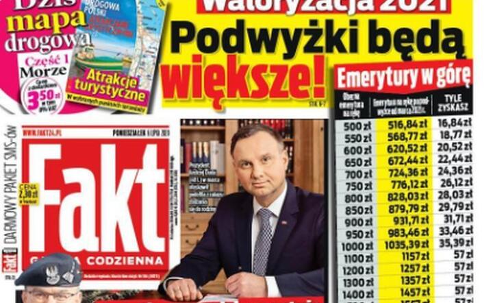 Gazeta już ma liczne pozwy / autor: fot. Fakt24/Facebook