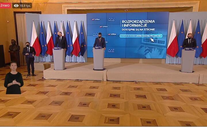 Konferencja prasowa w KPRM / autor: Fratria