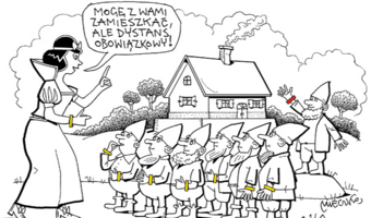 Ruszył projekt "stop2covid". Kolorowe opaski promują zachowywanie dystansu społecznego