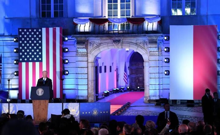 Joe Biden w Polsce, w marcu 2022 roku  / autor: PAP/Radek Pietruszka