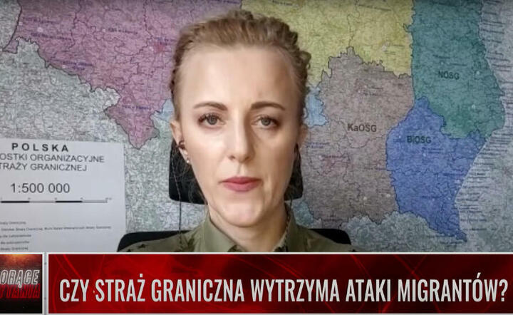 Ppor. Anna Michalska, rzecznik Straży Granicznej  / autor: Telewizja wPolsce.pl
