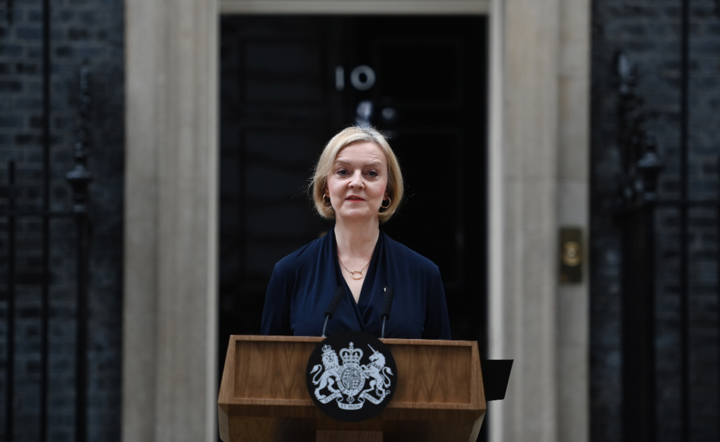 Liz Truss / autor: PAP/EPA/ANDY RAIN