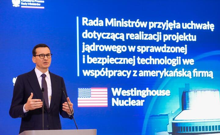 premier podczas konferencji prasowej / autor: Twitter/KPRM