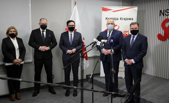 Podpisanie porozumienia / autor: PAP/Wojciech Olkuśnik