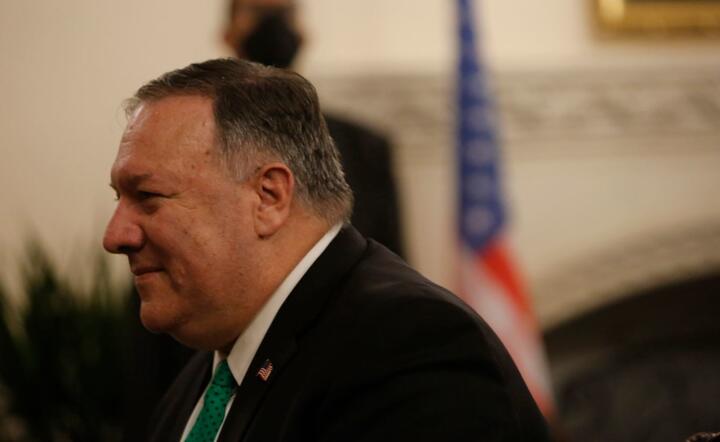 Mike Pompeo / autor: PAP/EPA/Petros Karadjias / POOL