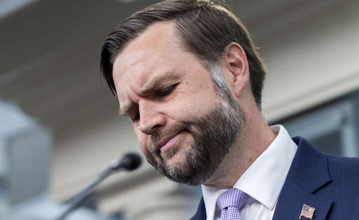 Wiceprezydent USA J.D. Vance / autor: PAP