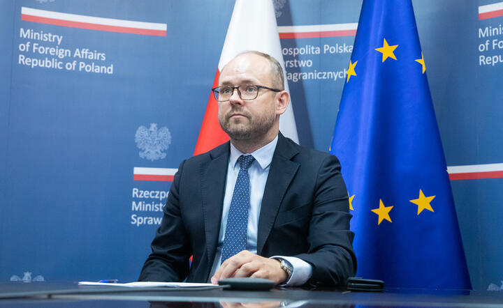 wiceszef resortu spraw zagranicznych Marcin Przydacz / autor: MSZ