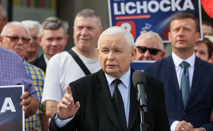 Prezes PiS Jarosław Kaczyński / autor: PAP