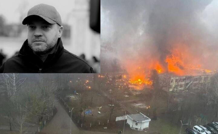 Katastrofa śmigłowca/szef MSW Ukrainy Denys Monastyrski  / autor: PAP/Ukrinform/Hennadii Minchenko/Twitter 