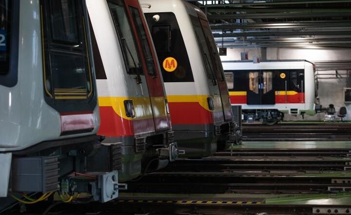Wagony stołecznego metra na stacji postojowej Kabaty / autor: Fratria / Andrzej Wiktor