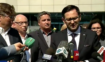 Prezes Orlenu pojawił się na briefingu polityków PO. "To są herezje" (WIDEO)