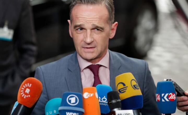 Minister spraw zagranicznych Niemiec Heiko Maas - rozmowy na temat Iranu na posiedzeniu Rady Ministrów Spraw Zagranicznych UE / autor: PAP/EPA/STEPHANIE LECOCQ