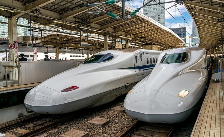Największym inwestorem netto na świecie nie są USA ani Chiny, a... Japonia. I to tam Polska powinna szukać kapitału. Na zdjęciu: pociąg szybkiej kolei Shinkanzen na dworcu w Tokio / autor: Fratria / AS