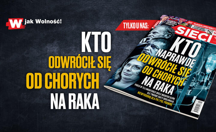 Okładka tygodnika Sieci / autor: Fratria