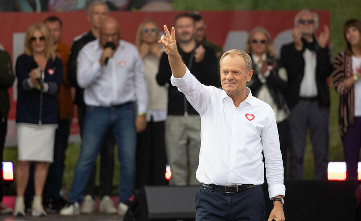 Szef KO Donald Tusk / autor: Fratria
