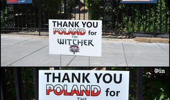 USA: Dziękują za Wiedźmina pod ambasadą RP