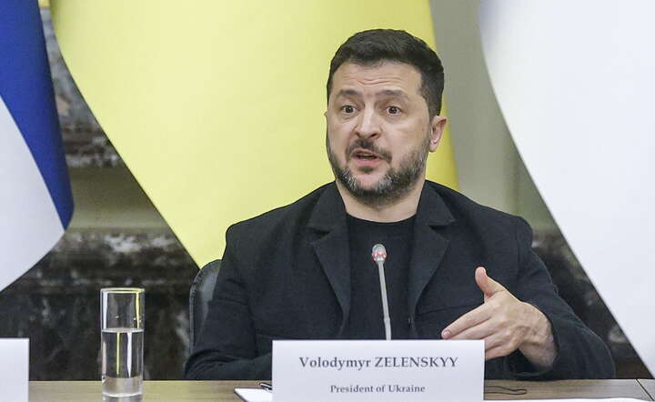 Prezydent Ukrainy Wołodymyr Zełenski / autor: PAP