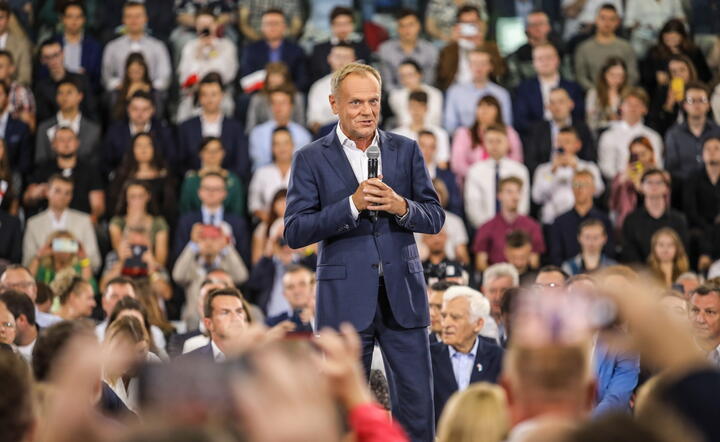 Donald Tusk w Radomiu / autor: PAP/Adam Kumorowicz