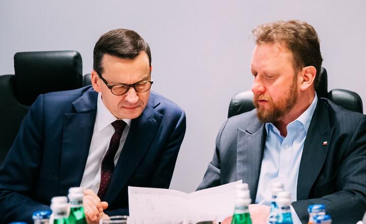 Premier Mateusz Morawiecki i Łukasz Szumowski  / autor: Mateusz Morawiecki, Facebook