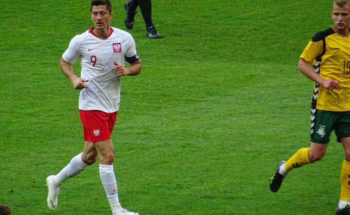 Robert Lewandowski w meczo reprezentacji Polski na Stadnionie Naarodowym w 2018 r. / autor: Fratria / MK