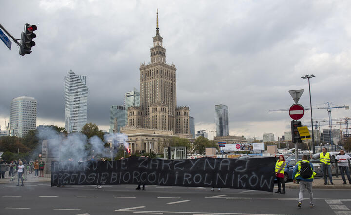Protest rolników / autor: Fratria