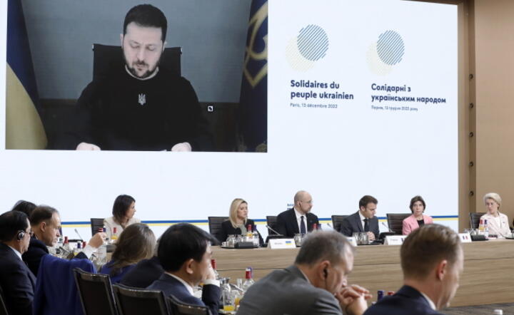 Międzynarodowa konferencja na temat Ukrainy w Paryżu. 13. 12. 2022 / autor: PAP/EPA/TERESA SUAREZ / POOL