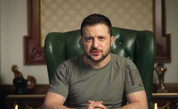 prezydent Ukrainy Wołodymyr Zełenski / autor: twitter.com/ZelenskyyUa