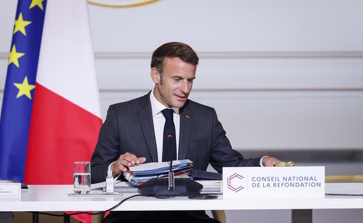 Prezydent Francji Emmanuel Macron / autor: PAP