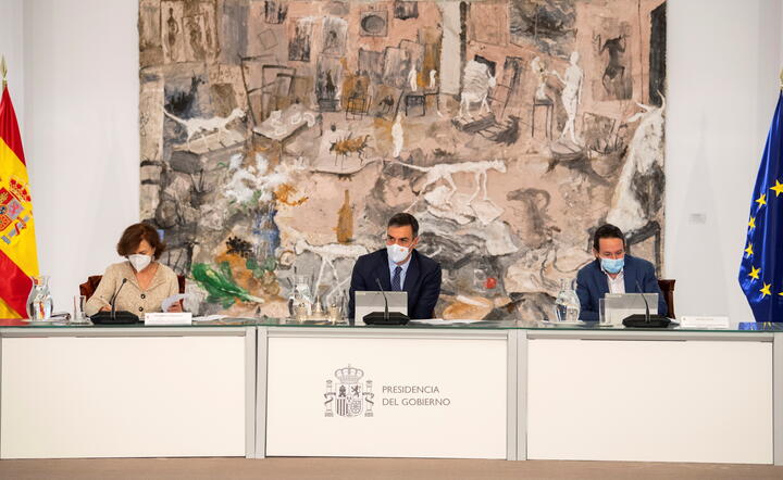 Premier Hiszpanii Pedro Sanchez / autor: PAP/EPA/SPANISH PM PRESS OFFICE HANDOUT