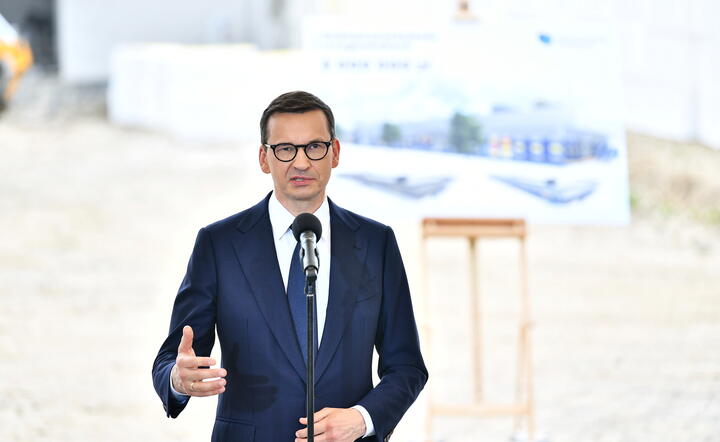 Mateusz Morawiecki w Łagiewnikach / autor: PAP