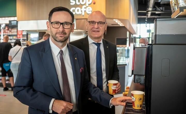 Daniel Obajtek i Waldemar Bogusch