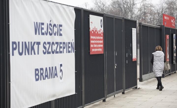 Punkt szczepień na Stadionie Narodowych / autor: Fratria