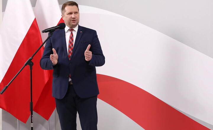 minister edukacji i nauki Przemysław Czarnek / autor: fotoserwis PAP