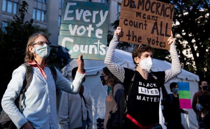 Protesty w USA  / autor: PAP
