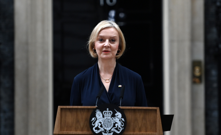 Liz Truss / autor: PAP/EPA/ANDY RAIN