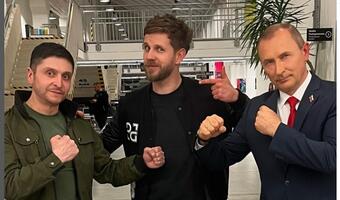Putin i Zełeński na gali MMA - żenująca akcja aktora