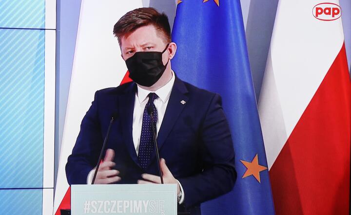 pełnomocnik rządu ds. programu szczepień, szef KPRM Michał Dworczyk / autor: fotoserwis PAP