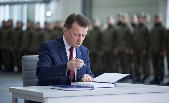 szef MON Mariusz Błaszczak / autor: Fotoweb Fratria