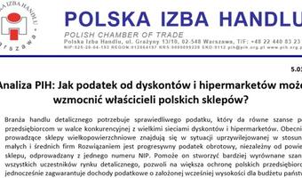 Polska Izba Handlu: Jak podatek od dyskontów i hipermarketów może wzmocnić właścicieli polskich sklepów? ANALIZA