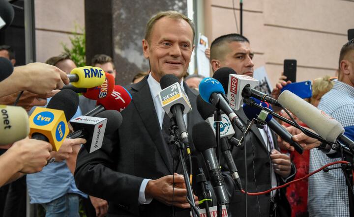 lider PO Donald Tusk / autor: fotoweb Fratria