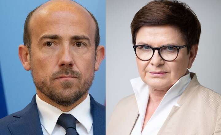 Borys Budka (KO) i Beata Szydło (PiS) / autor: Fratria x 2