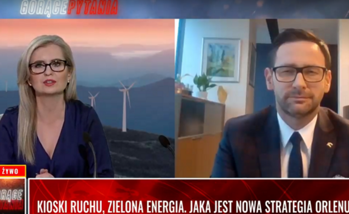 Daniel Obajtek, prezes PKN Orlen / autor: Telewizja wPolsce