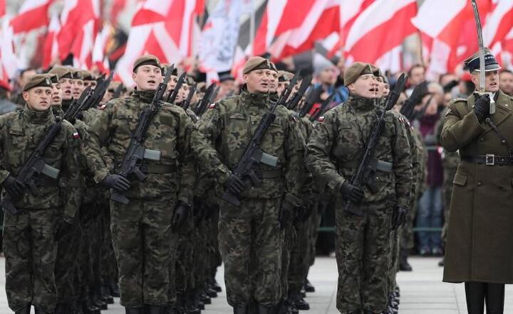 Akcja "Niepodległa do Hymnu"  / autor: PAP/Paweł Supernak