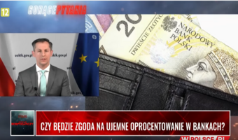 Czy będzie zgoda UOKiK na możliwe ujemne oprocentowanie depozytów i lokat bankowych?